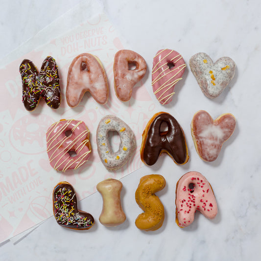 Custom letter celebration box