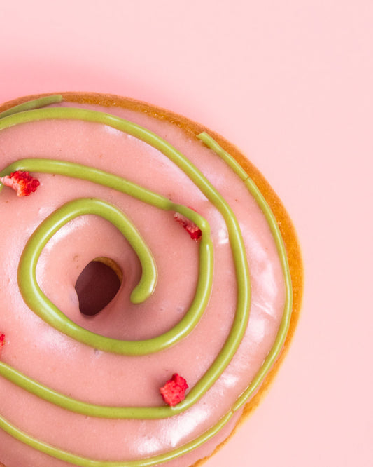 Strawberry and matcha